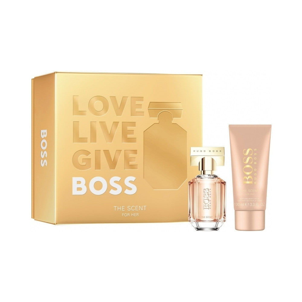 Hugo Boss The Scent For Her Gift Set Eau De Parfum 50ml + Body Lotion 100ml