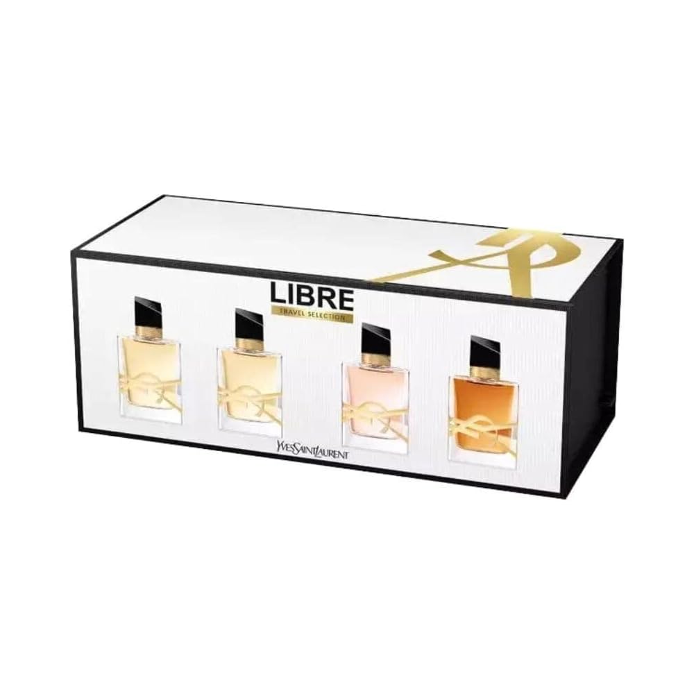 Yves Saint Laurent YSL Perfume Miniatures Travel Set for Women Libre EDT and EDP 0.25 Oz and Libre Eau De Parfum Intense 7.5ml