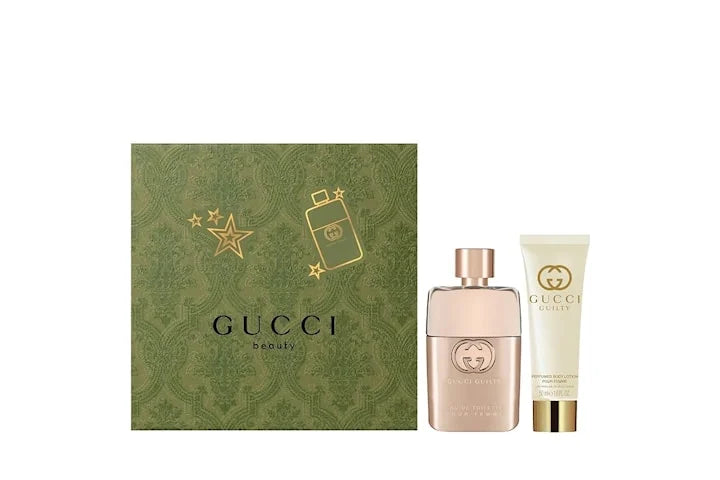 Gucci Guilty Pour Femme Eau de Toilette 50ml Spray and 50ml Body Lotion