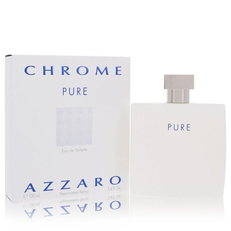 Azzaro Chrome Pure EDT Spray 3.4oz for Men - New in Box