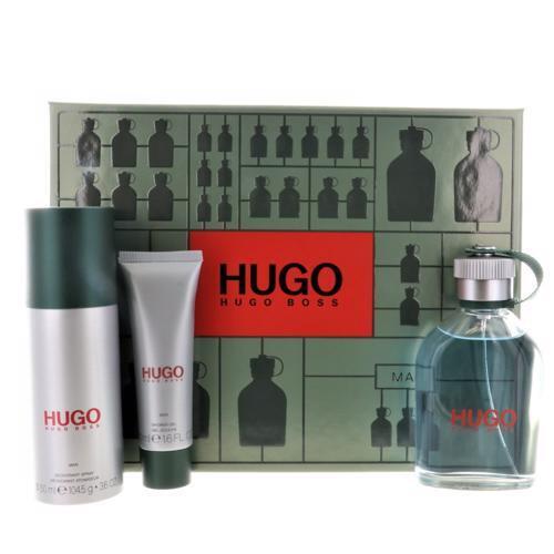 HUGO by Hugo Boss 3 Piece Gift Set 4.2oz Eau de Toilette Spray - New Box